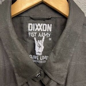 Dixxon Men's 3xl fist army flannel